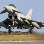 RAF Typhoon Jet Pylon Detached